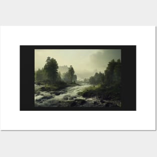 Rough River Landscape Posters and Art